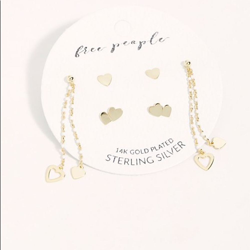 Free People Gold Plated Sterling Sliver